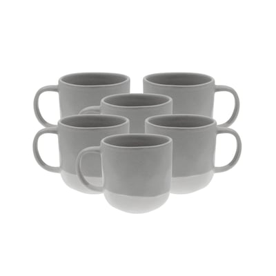 Lot de 6 mugs, TERRE DE SIENNE ARTIME
