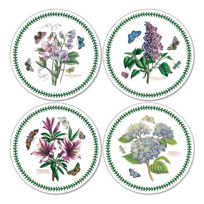 Set of 4 Botanic Garden Round Placemats PIMPERNEL