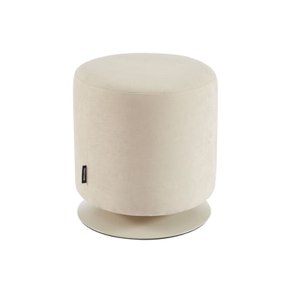 Pouf en tissu et pied pivotant en acier PANTONE