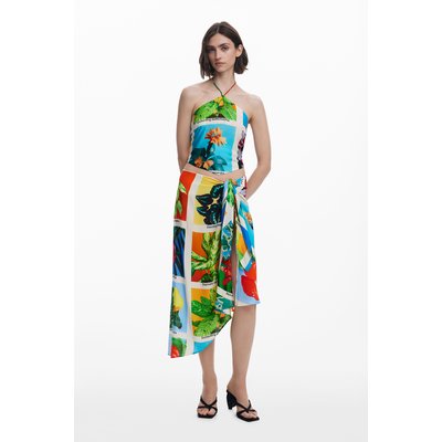 Desigual - Top noué cartes postales Tyler McGillivary DESIGUAL