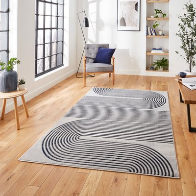 70's Swirl Abstract Rug SO'HOME
