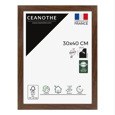 Cadre Photo Design 30x40 Cm Bois Reconstitué Fsc ETERNEL CEANOTHE