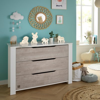 Commode 3 tiroirs en bois SAUTHON