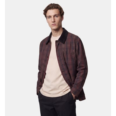 Veste droite tadwax col velours GALERIES LAFAYETTE