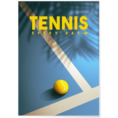 Affiche 'Tennis' L'AFFICHERIE