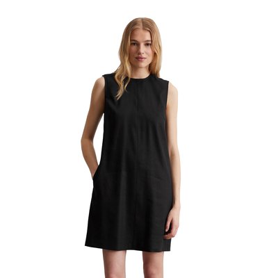 Robe fourreau évasée en lin-viscose stretch MARC O'POLO