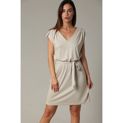 Robe en jersey fil textile avec ceinture intégrée AHELYA DEELUXE