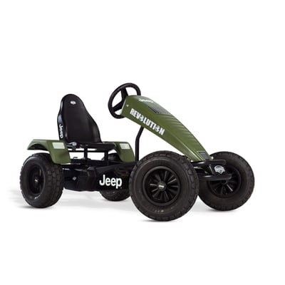 Kart à Pédales pour Enfants, 5+ Ans, Jeep Revolution XL BFR BERG TOYS