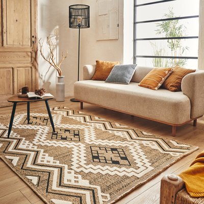 Tapis intérieur extérieur à motif ethnique TULUM NAZAR RUGS