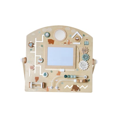 Planche d'activités avec ardoise magique GREEN FOREST en bois FSC® VERTBAUDET