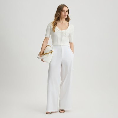 Pantalon évasé en coton LIU JO