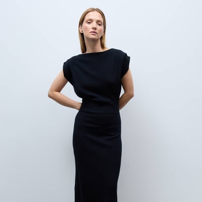 Robe midi sans manches contenant de la laine MONOPRIX