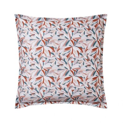 Taie d'oreiller imprimée en satin de coton, BLISS ESSIX