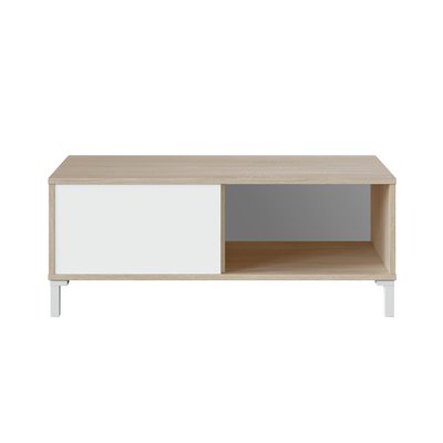 Table basse avec 2 niches de rangement Brooklyn - L100 cm CALICOSY