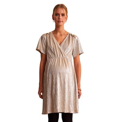 Robe irisée cache-coeur grossesse et allaitement VERTBAUDET