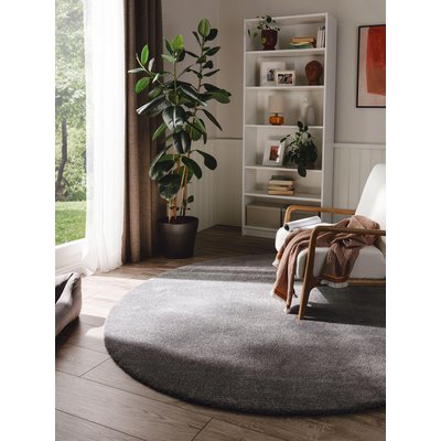 Tapis rond à poils longs lavables MELVIN BENUTA 