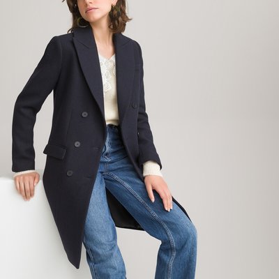 Manteau pardessus mi long fabriqué en Europe LA REDOUTE COLLECTIONS