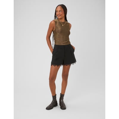 Short court city dentelle BZB