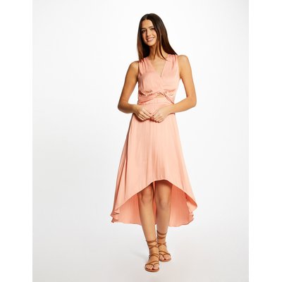 Robe midi trapèze asymétrique MORGAN