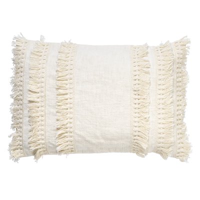 Housse de coussin Fara - Blanche, 40x60 cm DUTCH DECOR