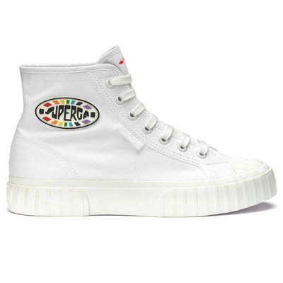 Baskets Compensées En Toile 2696 , Stripe SUPERGA