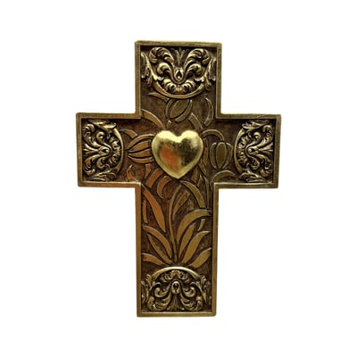Déco murale croix 9,5x13cm EMDE