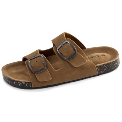Sandales semelle intérieure cuir patch talon confort everywear ISOTONER