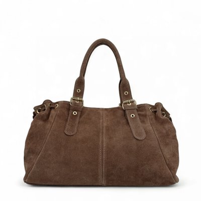 Sac bowling en croute de cuir PRINCESSE SUEDE XL OH MY BAG