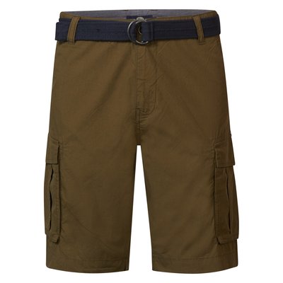 Short cargo avec ceinture poplin PETROL INDUSTRIES