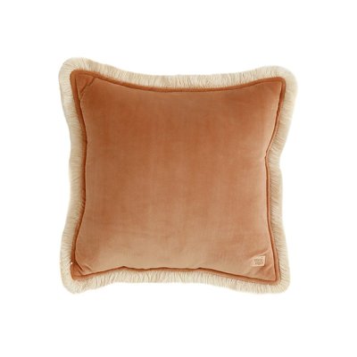 Coussin velours avec franges VELCUCA MOI MILI