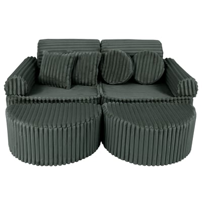 Canapé salon enfant cocoon 120 cm 12 pcs CHURROS MEOW BABY