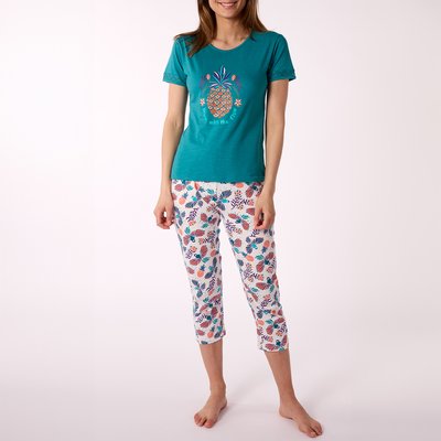 Pyjama court femme INKY vert MELISSA BROWN