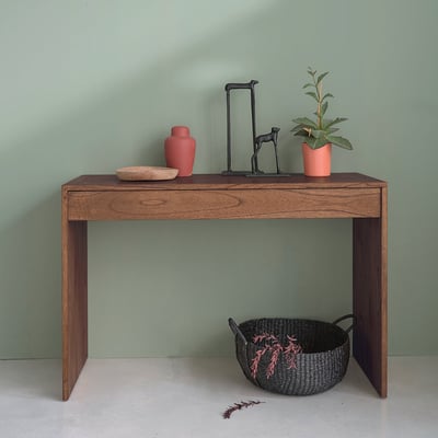 Console en bois massif 120 cm 1 tiroir  MILO BERAH GETAH