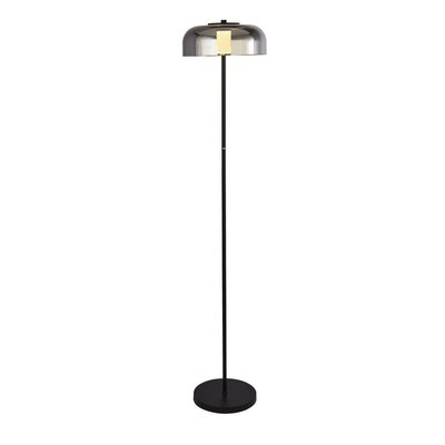 Lampadaire FRISBEE 1x23W LED Noir Fumé BOUTICA-DESIGN