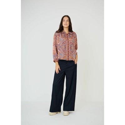 Wide Leg Trousers with High Waist SEE U SOON
