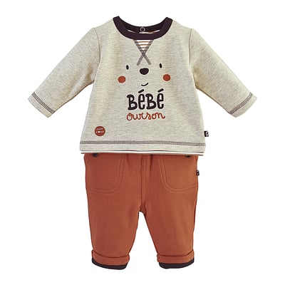 Sweat et pantalon molleton donal SUCRE D'ORGE