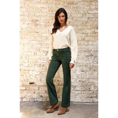 Pantalon bootcut imprimé léopard SONNY LA PETITE ETOILE