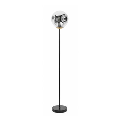 Lampadaire en verre et métal  - BRUME MAISON PAVANE