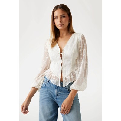 Blouse Mousseline Brodée GUESS