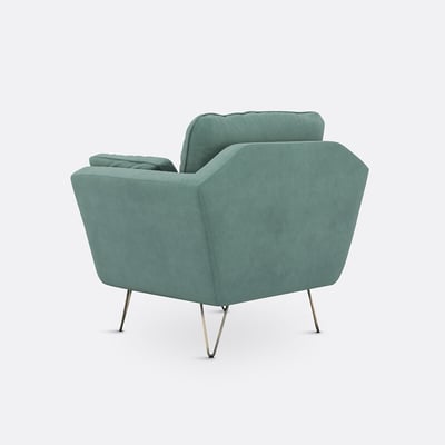 Fauteuil in fluweel Topim LA REDOUTE INTERIEURS