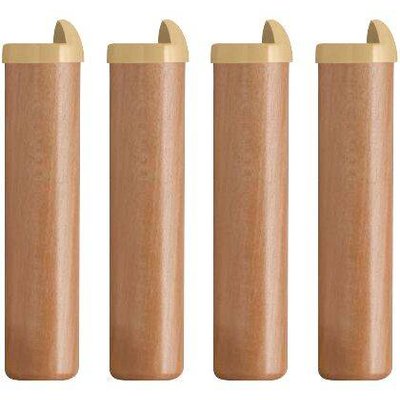 Lot de 4 pieds pour sommiers cadre métal CAMIF