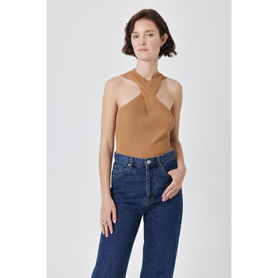 Top sans manches avec détail de croisement AURIANE ARTLOVE