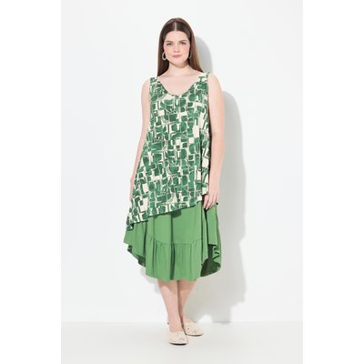 Robe midi, coupe A-ligne, encolure en V ULLA POPKEN