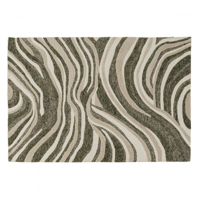 Tapis en laine et viscose, SHAPE WAVE KARE DESIGN