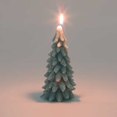 Bougie sapin en cire H16,5 cm, Caspar LA REDOUTE INTERIEURS