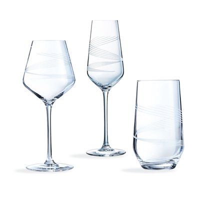 Service de verres 12 pièces Intense - Cristal d'Arques CRISTAL D ARQUES