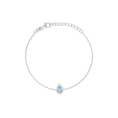 Bracelet en argent 925 et oxyde de zirconium CLEOR