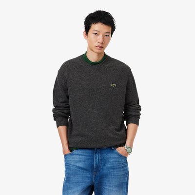 Pull en laine col rond LACOSTE
