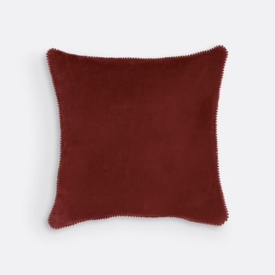 Housse de coussin en velours pur coton lavé, VELVET LA REDOUTE INTERIEURS