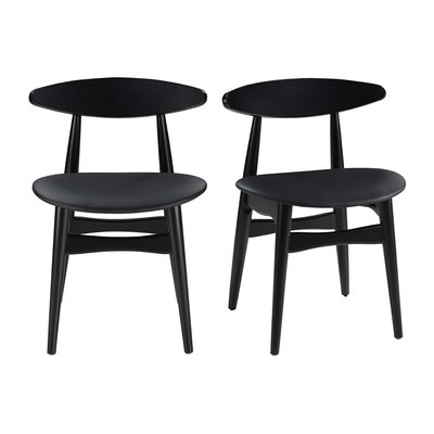 Chaises scandinaves en bois (lot de 2) WALFORD MILIBOO